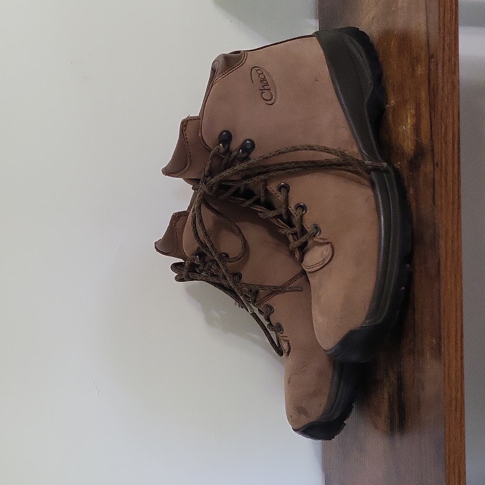 Chaco hiking boots women size 8M brown Upper Cowhide made in Italy